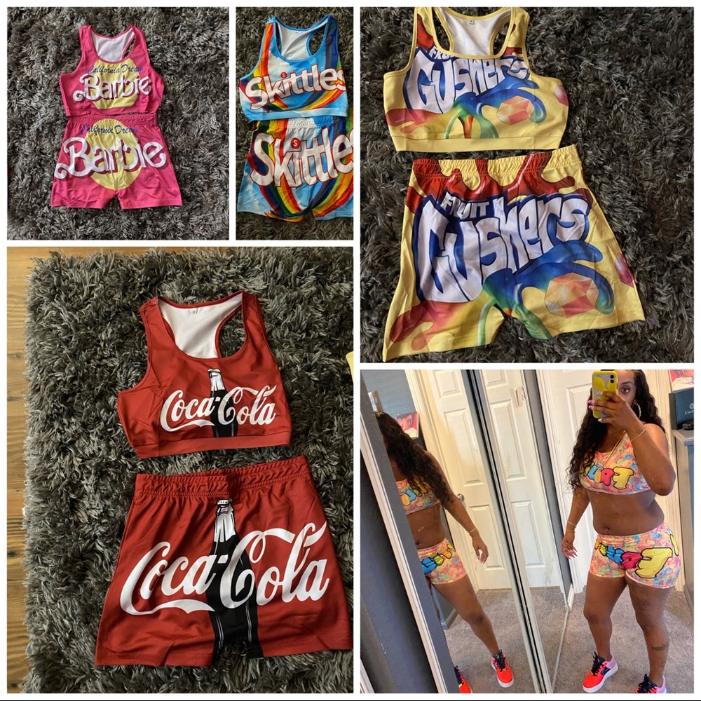 2 piece shorts set